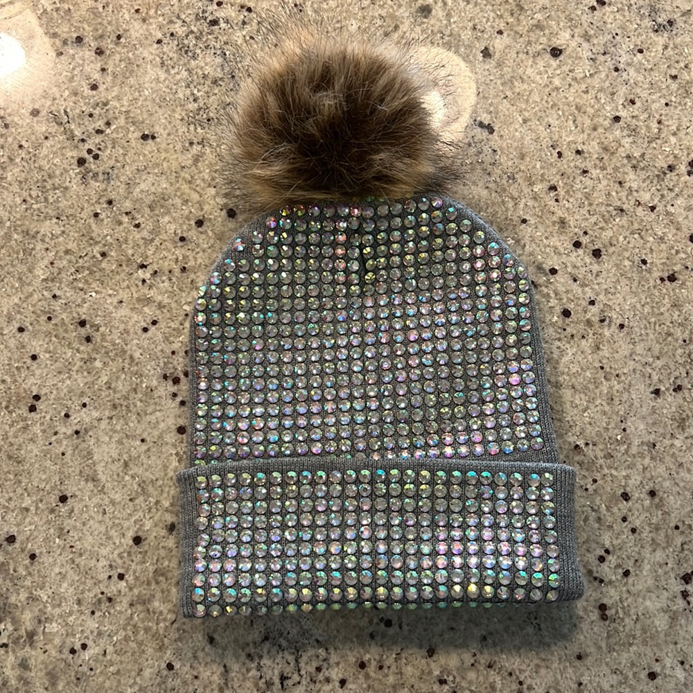 Rhinestone hat never worn! Brand new